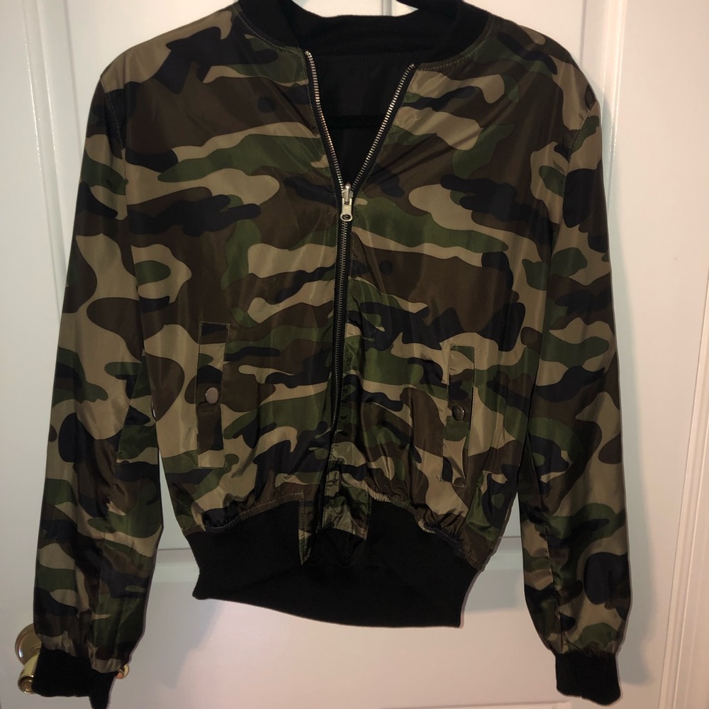 Reversible bomber jacket - Picture 3 of 4